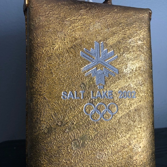 Collectable Salt Lake City Olympics Rally Cow Bell - Picture 3 of 5